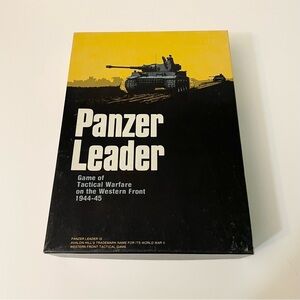 Vintage Panzer Leader Tactical Warfare Bookcase Game Board Game by Avalon Hill